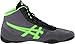 ASICS Men's JB Elite V2.0 Wrestling Shoe, Granite/Green Gecko/Black, 10.5 M US