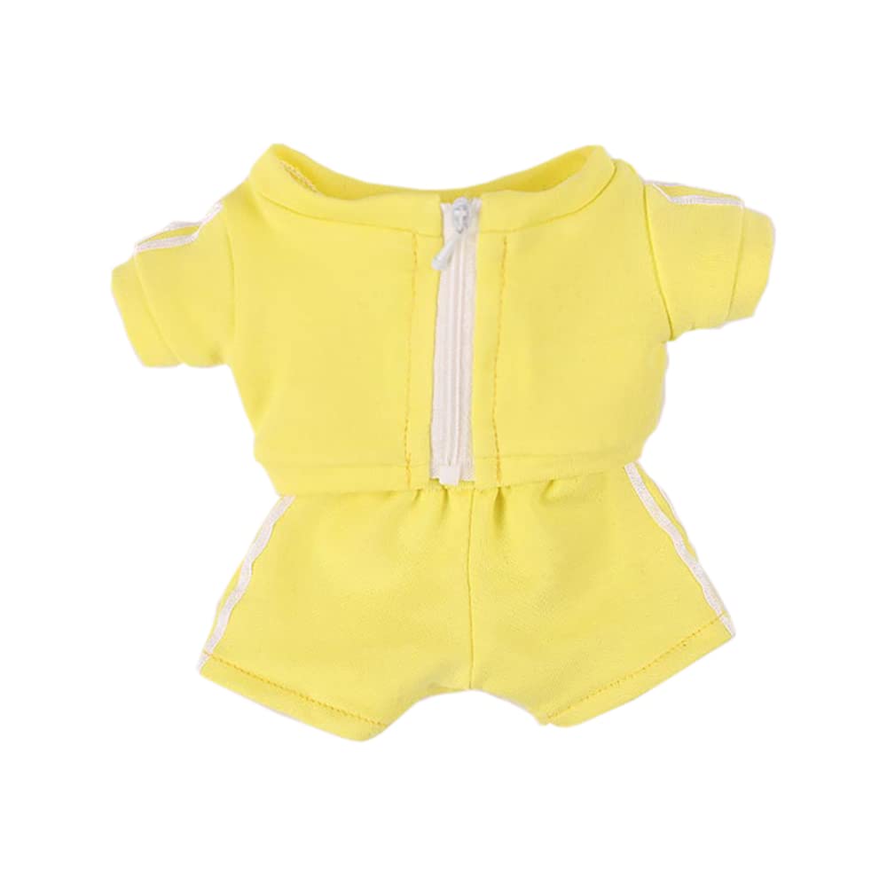 niannyyhouse Sportswear Uniforms 7.8"（20CM） Plush Doll Stuffed Figures Toys Clothes (Yellow)