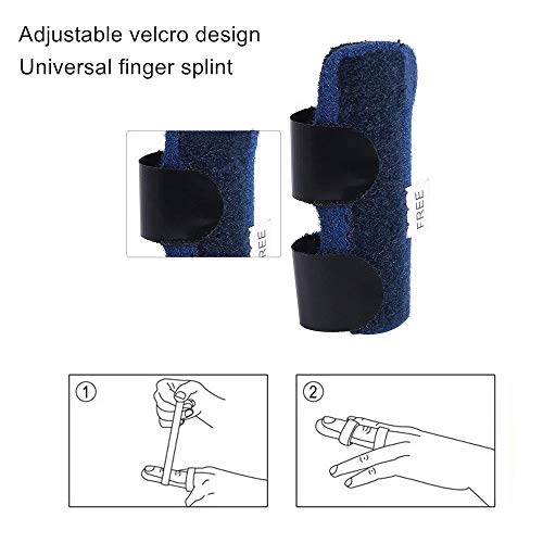 image for Kuiji Trigger Finger Splint for Middle Finger, Pinky Finger, Ring Fing