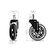 NOMOLAND Office Chair Caster Wheels - (Set of 5) Save for Your Floors Now, Rollerblade Rubber Heavy Duty Chair Caster Wheels for Your Hardwood Floors