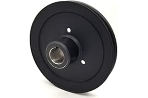 Phoenix Mfg. 7 Inch Dia 1 1/8 Inch Bore Steel V-Groove Drive Pulley Replacement for Hustler 602755