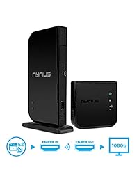 Nyrius Aries Home HDMI Transmisor y receptor inalámbrico digital para transmisión de video HD 1080p, decodificador, satélite, bluray, DVD, PS3, PS4, Xbox 360, Xbox One, computadoras portátiles, PC (NAVS500)