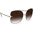 Silhouette Sunglasses Rimless Shades 8183 7530 Classic Brown Gradient 60/17/135