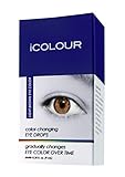 iCOLOUR Color Changing Eye Drops - Change Your Eye Color Naturally - 1 Month Supply - 9 mL (Light Brown) 