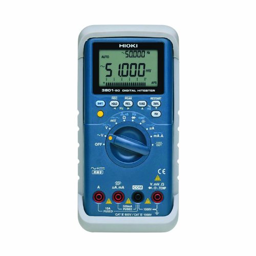 Hioki 380150 HiTester AutoRanging, True RMS, Digital Multimeter, Dual