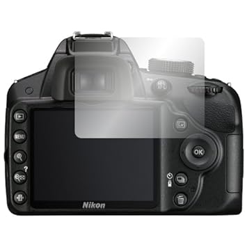 Slabo 2 x Protector de Pantalla Compatible con Nikon D3200 lámina ...