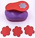 TECH-P® Creative Life 2-Inch Paper Craft Punch,Card Scrapbooking Engraving Kid Cut DIY Handmade Hole Puncher.-Flower(6)