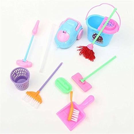 barbie cleaning set