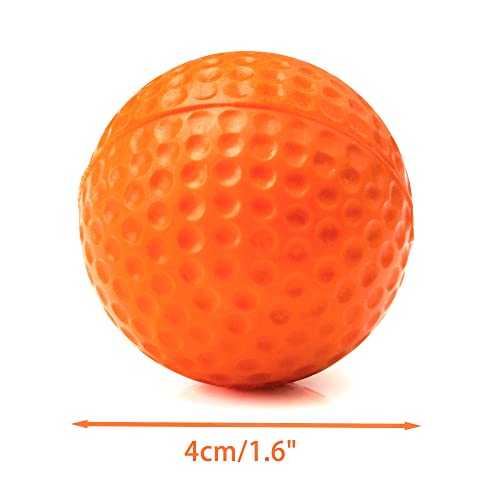 CHIWAVA 12 Pack 1.6 Inch Soft Rubber Foam Cat Toy Ball Sponge Sport