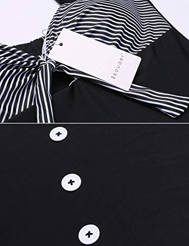5 Ekouaer+Womens+Swimsuit+Monokini+Swimdress