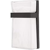 George Kovacs P1742-286-L Belted LED Wall Sconce, 12 Watt LED, Pebble Bronze