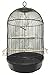 Mcage Round Bird Cage with Stand Finch Canary Cockatiel Parakeet Dome Top, Cage Only Dimension: 16″ Diameter x 28″ H, Cage and Stand: 16″ D X 57″ HBLACKthumb 1