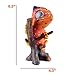 Chameleon Solar Statue Garden Decorations | Outdoor LED Decor Figure | Light Up Decorative Figurine Accents for Yard, Patio, Lawn, Balcony, or Deck | Great Housewarming Gift Idea (Orange, 1 Pack)