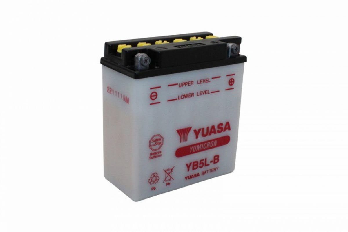YUASA BATTERY YB5L-B open without acid
