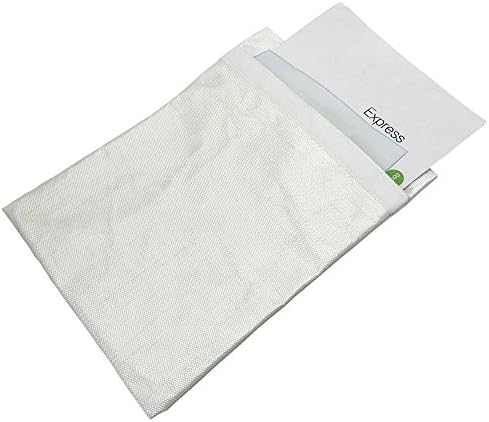 Fireproof/Fire Resistant Bag for Money/Documents/Jewelry/Valuables. White, 15 x 11 Inch