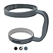 SEMPR - Handle for 30 oz YETI Rambler Tumbler, RTIC, Ozark Trail, SIC Cup, and other 30 ounce stainless steel tumblers (Gunmetal Gray)