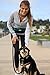 One Trail Hands Free Dog Leash | Durable Bungee Leash with No-Bounce Pack | for Men & Women | Large or Medium Dogs (Large Dog Grey)