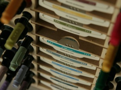 36 Ink Pad, Marker and Refill Bottle Holder