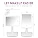 GROWRICH Lighted Makeup Mirror,with (2.9
