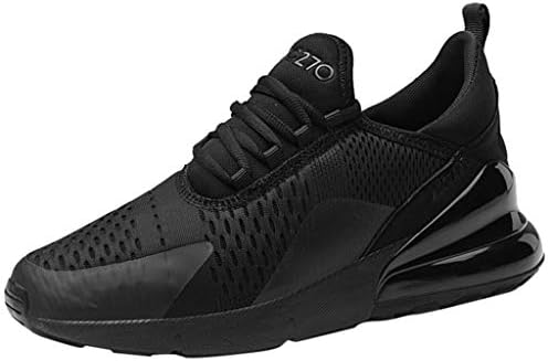 Fannyfuny Fashion Men's Running Trainers Air Shock Absorbing Athletic Walking Gym Shoes Leisure Athletic Flat Breathable Mesh Shoes Non-Slip Lightweight Sneakers
