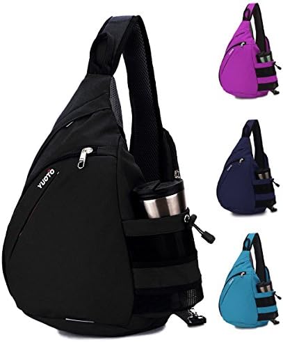 YUOTO Sling Backpack One Strap Crossbody Sling Style Shoulder Bag Women Men