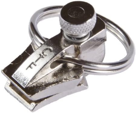 FixnZip Nickel Replacement Zipper for Sewing, Large by FixnZip