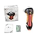 Futuresky Car Safety Hammer 6-in-1 Emergency Life Saving Kit Seatbelt Cutter–Window Breaker–Emergency Rescue Kit–Essential Disaster Escape Tool–Built in Flashlight,Whistle,Magnet&Alarm Lamp