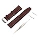 MOTONG 22mm Replacement Genuine Leather Watch Band For Motorola Moto 360 Watch 2nd Gen,Men's 46mm and Samsung Gear S3 Classic