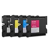 GC31 GC-31 4 PACK (BKCMY)Transfer Sublimation Ink Cartridges for Ricoh Aficio GXe2600/e3300/e3300N/e3350N/e5050N (Heat Transfer)