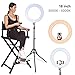 Inkeltech Ring Light - 18 inch 60 W Dimmable LED Ring Light Kit with Stand - Adjustable 3000-6000 K Color Temperature Lighting for Vlog, Makeup, YouTube, Camera, Photo, Video - Control with Remote primary