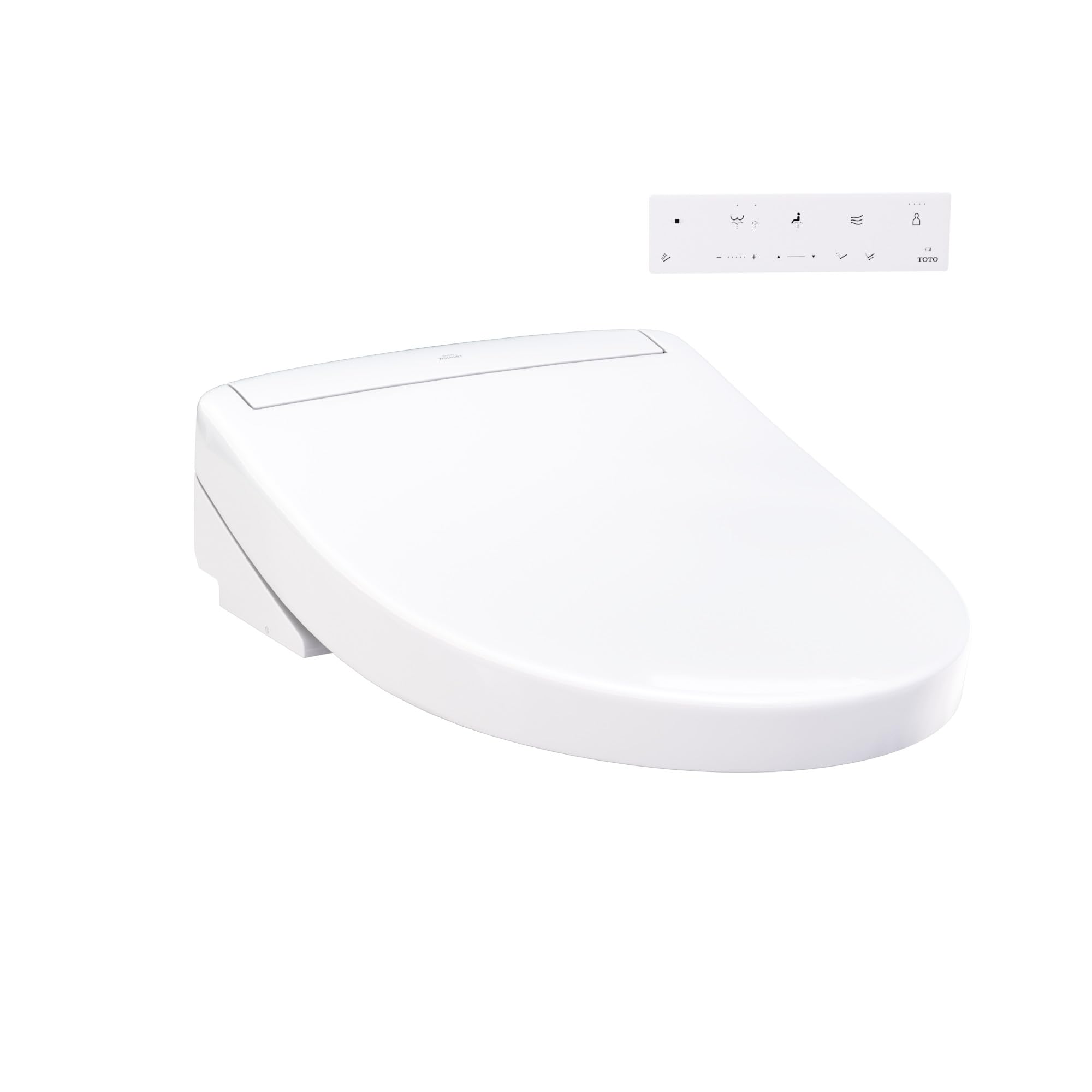 Photo 1 of TOTO WASHLET S5 Electronic Bidet Toilet Seat with Instantaneous Water Heating, PREMIST and EWATER+ Wand Cleaning, Elongated, Cotton White - SW3446#01