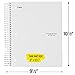 Five Star Spiral Notebook, 5-Subject, Wide Ruled Paper, 10-1/2