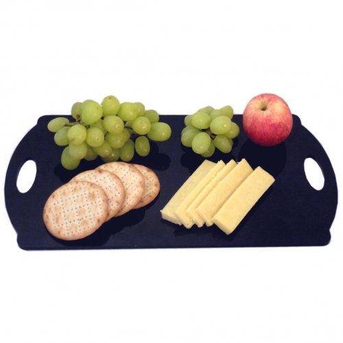 Super Cool Creations Flat Black Acrylic Serving Tray 35cm x 25cm