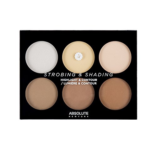 Strobing & Shading by Absolute New York Highlight & Contour Palette Light to Medium