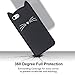iPhone 6S Case, MC Fashion Cute 3D Black MEOW Party Cat Kitty Whiskers Soft Silicone Case for Apple iPhone 6/6S (Cat-Black)