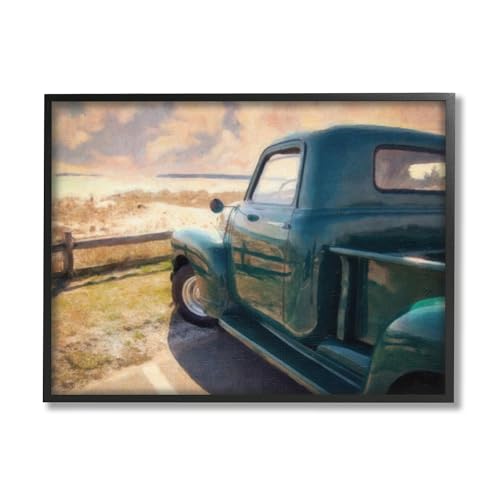 Stupell Industries Country Pickup Landscape Framed Giclee Art by Graffi*Tee Stu…