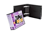 Univenture Empty UniKeep 20 CD | DVD Wallet - Case of 20 - Black