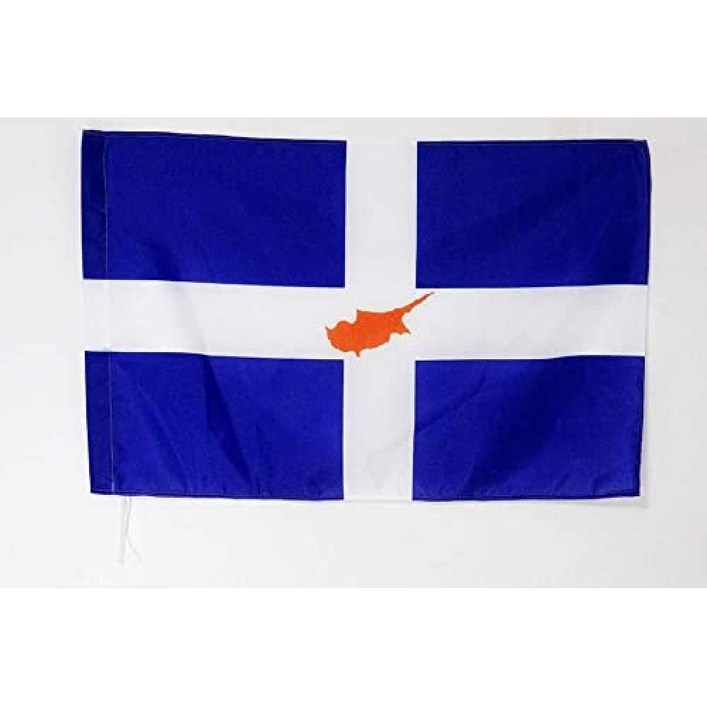 AZ FLAG - Greek Cypriots Flag - 3x5 Ft - Cypriot Greek Banner with Sleeve - 100% Polyester - Fade Resistant - Vivid Colors - 3' x 5' Feet - 150x90 Cm