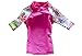 Baby Girls Kids Toddler Two Piece Round-Neck Rash Guard UV Sun Protection Swimsuit (6-7 Years, Rose)