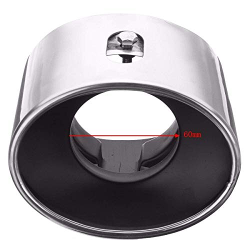 Radracing Exhaust Muffler Tail Pipe Tip Stainless Steel Compatible Accord 2008 2009 2010 2011 2012