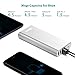 BONAI Power Bank 20000mAh External Battery Pack (Thinnest Aluminum)(Ultra High Capacity) 4 USB Output Ports Portable Charger High-Speed Charging for iPhone 13 12 11 XS 8 7 Samsung S9 S8 - Sliver