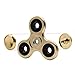 Fidget Spinner Toy Ultra Durable Stainless Steel Bearing High Speed 3-5 Min Spins Precision Metal Material Hand spinner EDC ADHD Focus Anxiety Stress Relief Boredom Killing Time Toys 02,Gold