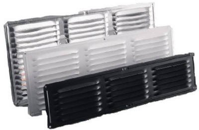Air Vent Undereave Vent 16" X 4" 0.014" 28 Sq. In. Net Free Area 15" X 3" Opening Aluminum Brown