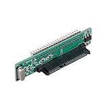 QNINE Laptop SATA to IDE Adapter, 2.5 Inch Serial ATA HDD Hard Disk Drive or SSD to 44 Pin Male PATA Port Converter, Vertical Type