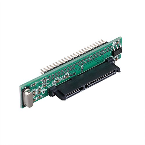 QNINE Laptop SATA to IDE Adapter, 2.5 Inch Serial ATA HDD Hard Disk Drive or SSD to 44 Pin Male PATA Port Converter, Vertical Type