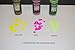 Opticz Daytime Visible Luminescent UV Blacklight Reactive Marking Ink (3 Color Variety Pack, 2 Ounce)