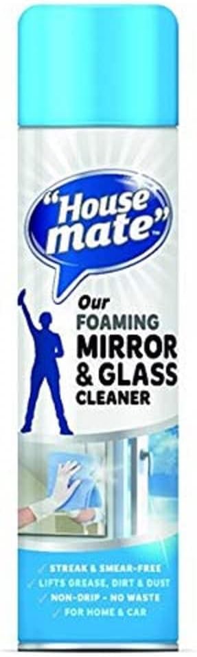 House Mate Foaming Mirror & Glass Cleaner 400ml