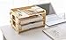 HOOMELE 3 Layer Wood File Tray / 3 Tier Desk Organizer/Desktop Letter Tray Organizer/Files and Folder Tray/Paper Stacking Trays/Filing Organizer/Letter and Paper Organizer Nature