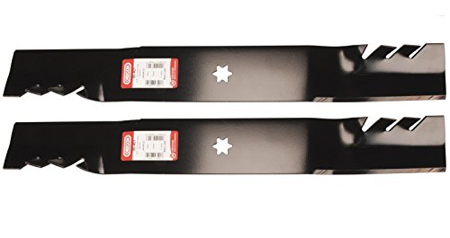 Oregon Two (2) Pack Lawn Mower Blades Fit Cub Cadet 942-04244, 742-04244, 12956, 942-04290 Two (2) Blades For 46" Deck