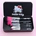 EAWELL Newest 7pcs Black Professional Makeup Cosmetics Brushes Hello Kitty Set Kits With Box